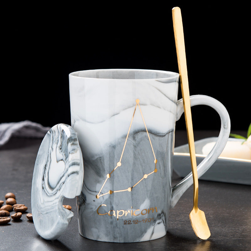 Nordic Creative Ceramic Mug Twelve Constellation Mug
